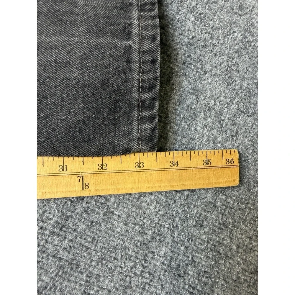Levi's 505 Men's Regular Fit‎ Straight Leg Size 38x34 Faded 90s Vintage Black